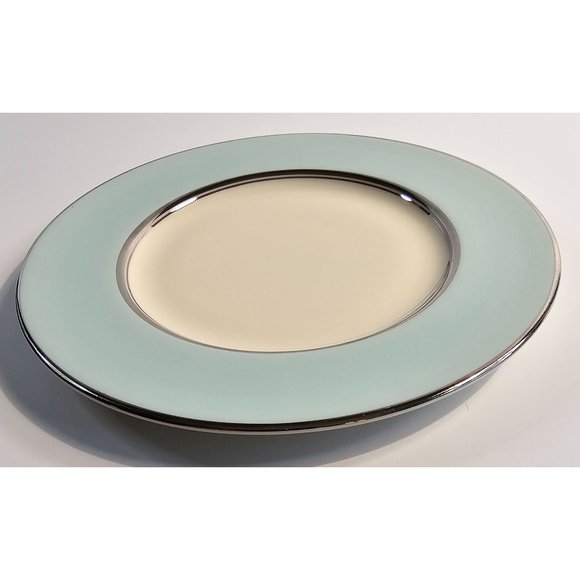 Castleton Turquoise China Made In USA 6 1/4 Inch Bread Plate - Picture 2 of 4